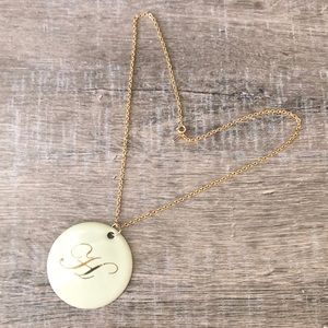 NWOT Anthropologie H Initial Pendant Necklace $148